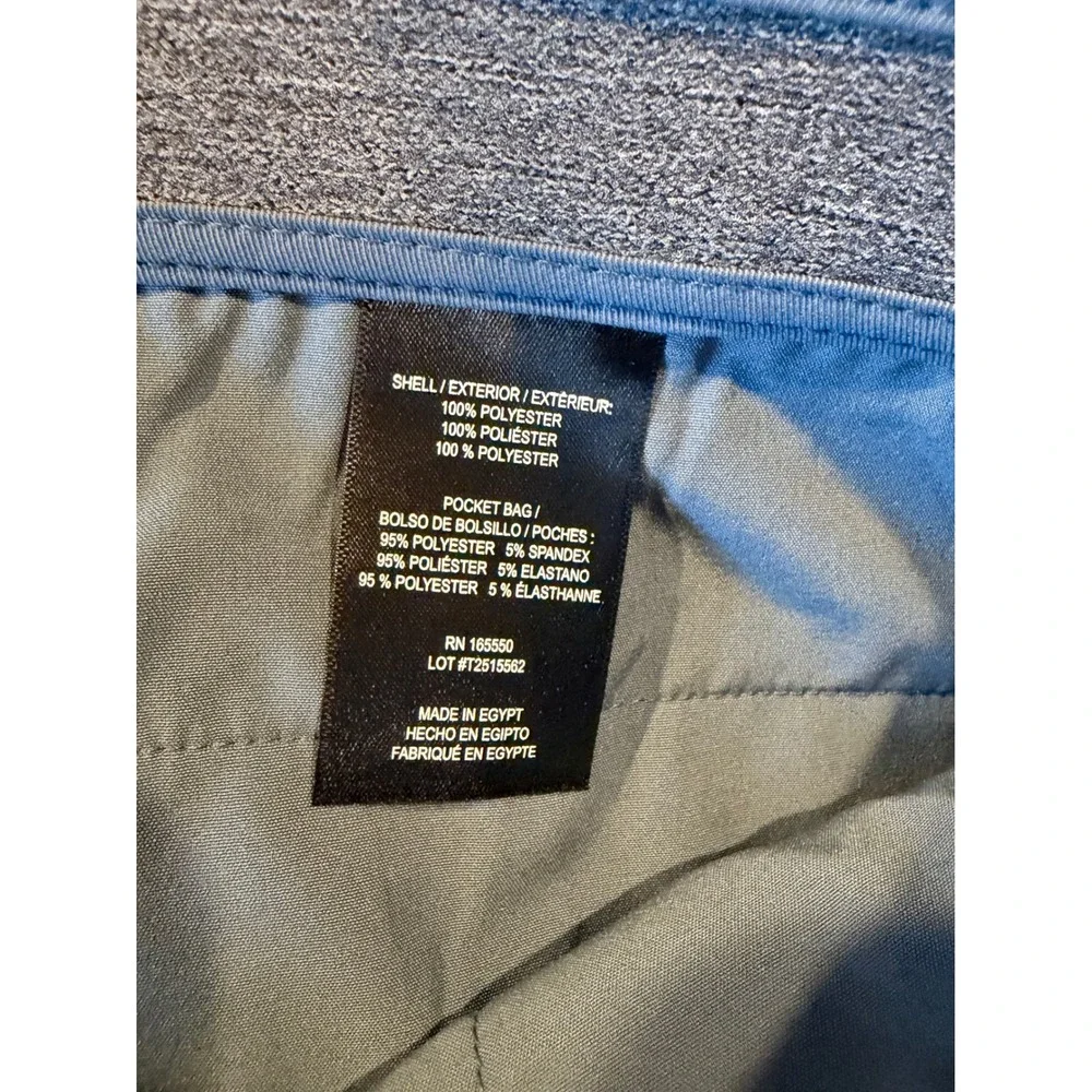NWT 32 Degrees Cool Mens Regular Fit Stretch Pants Blue 32x34 Flex Waist Tech